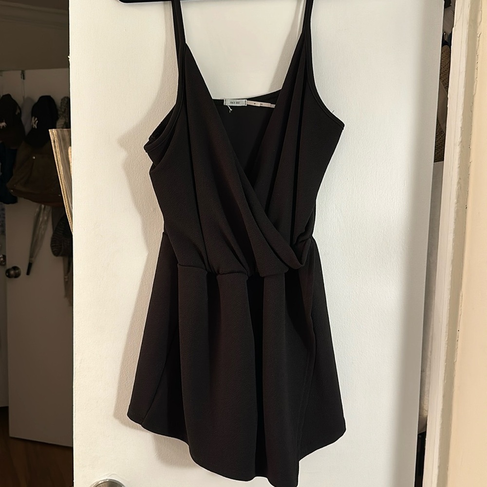 💜KIMCHI BLUE💜 black skort romper